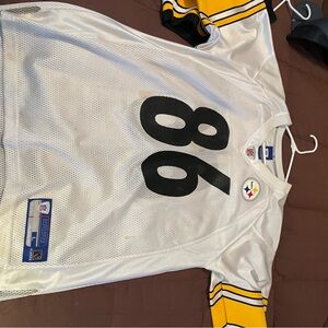 Reebok White Steelers Hines Ward Large Jersey Pittsburgh Steelers